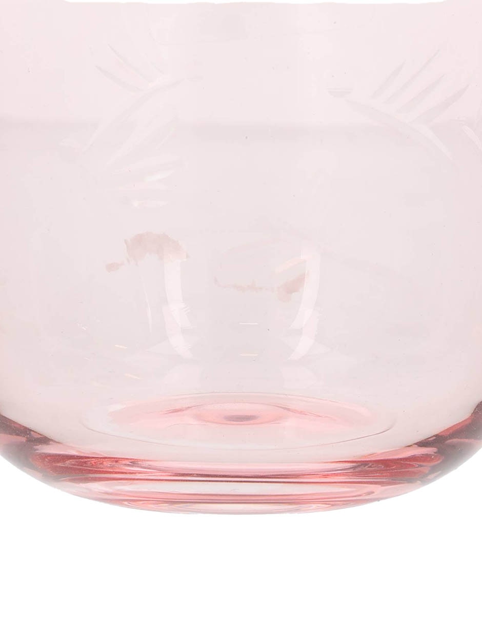 Vaso para agua Libélula de vidrio 3