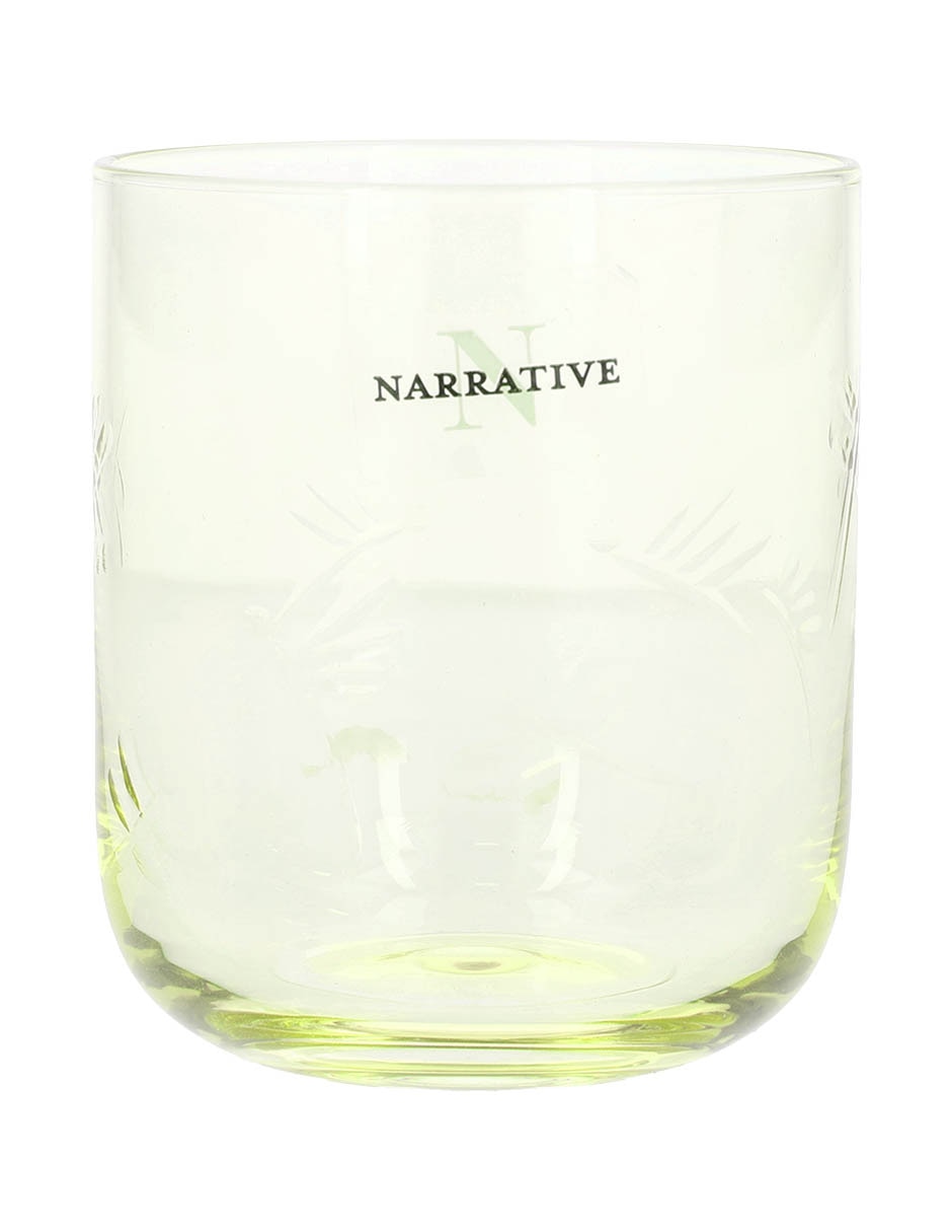 Vaso para agua Libélula de vidrio