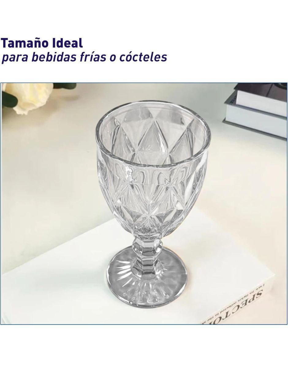 "copa/set de copas" "para" universal bluelander sin familia o coleccion "de" vidrio 6 piezas "piezas" (si aplica)