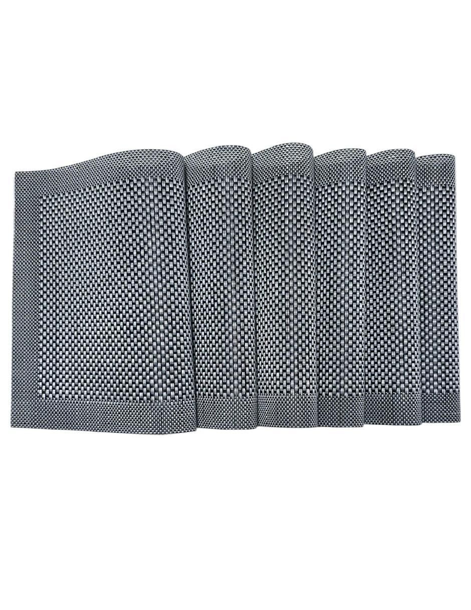 Set mantel individual rectangular "de" poliéster y poliuretano genérica rejgr15 no aplica