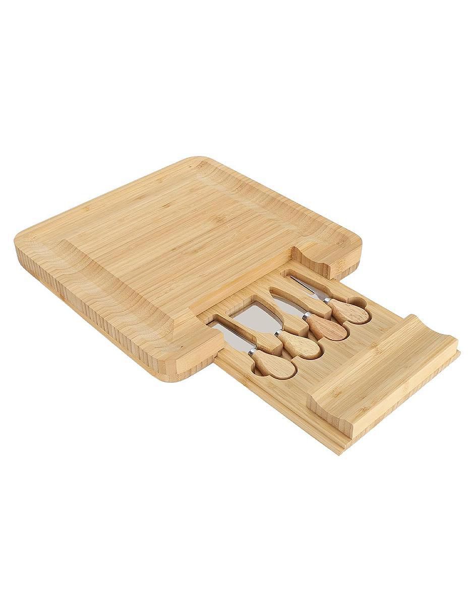 Set tabla para queso de madera 3