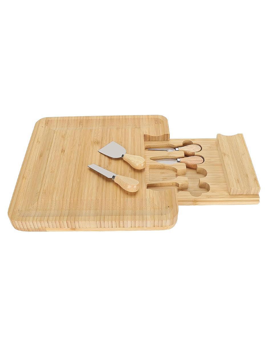 Set tabla para queso de madera 9