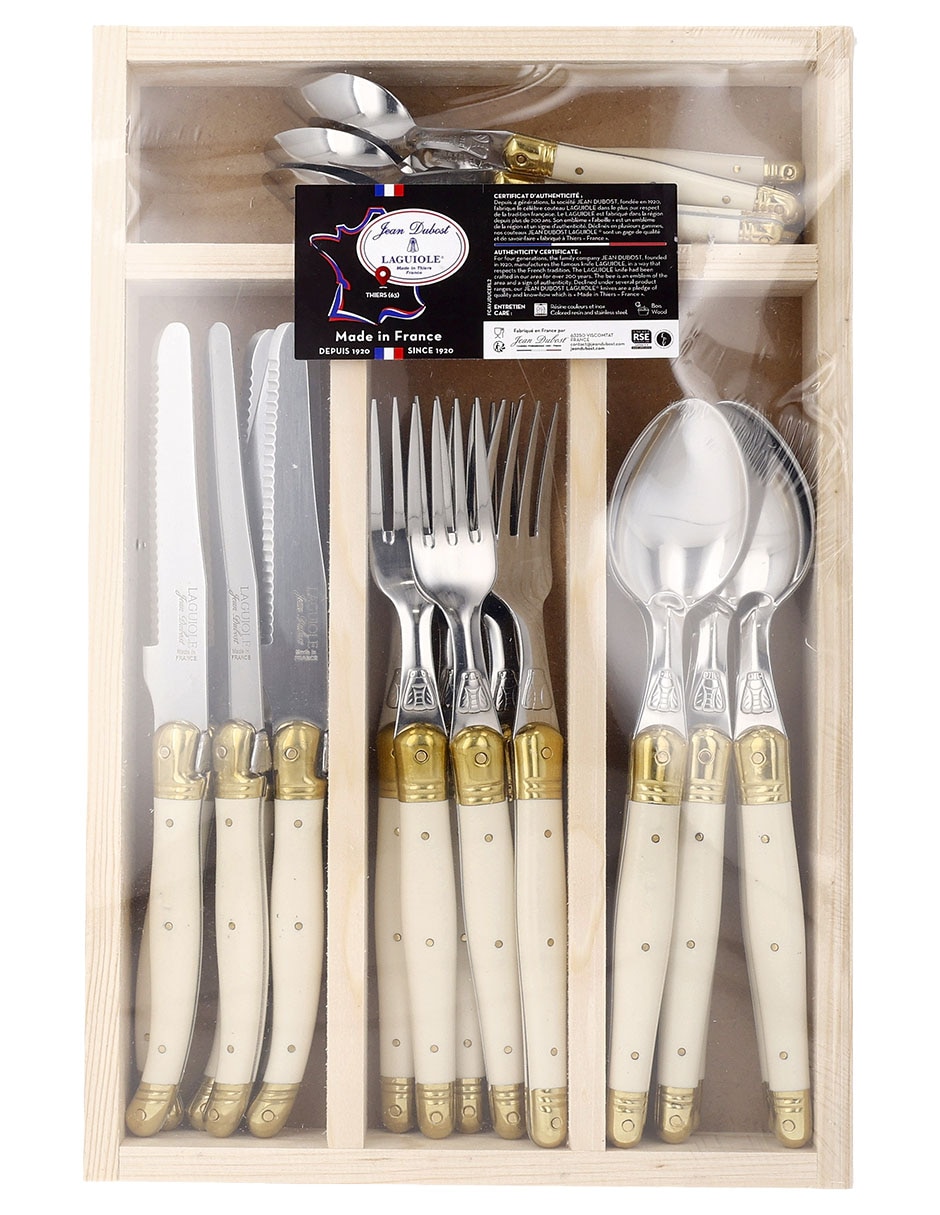 Set cubiertos de acero inoxidable 24 piezas