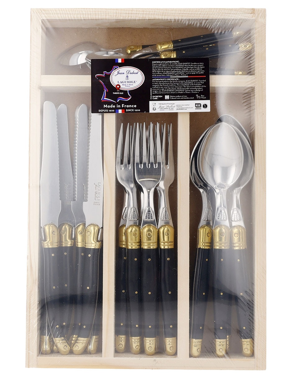 Set cubiertos de acero inoxidable 24 piezas