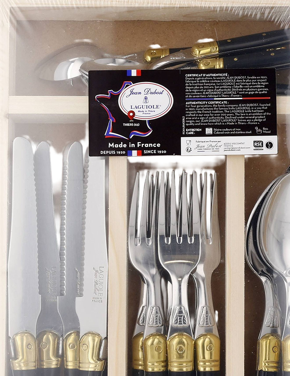 Set cubiertos de acero inoxidable 24 piezas 4