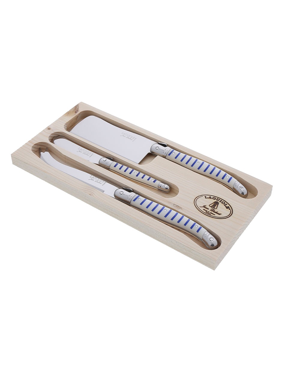 Set de cuchillos para quesos Mariniere Blue 3 piezas