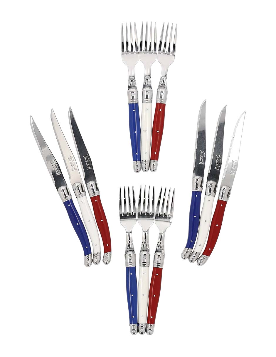 Set cubiertos Le Francaise de acero inoxidable 12 piezas