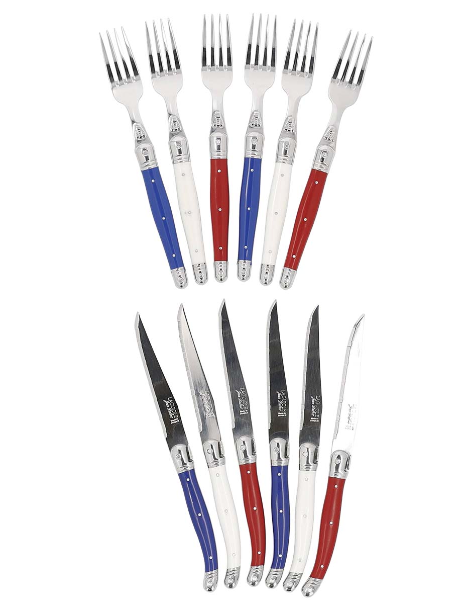 Set cubiertos Le Francaise de acero inoxidable 12 piezas 2