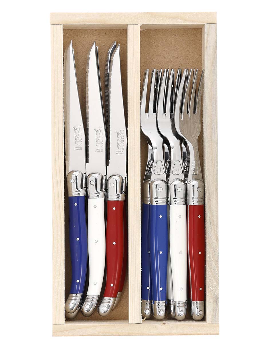 Set cubiertos Le Francaise de acero inoxidable 12 piezas 6