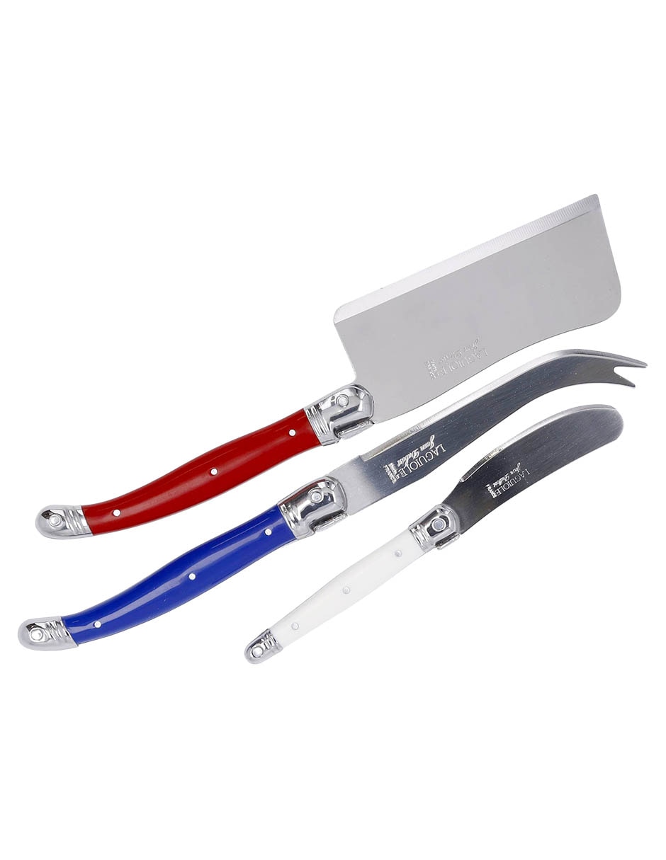 Set cubiertos para servicio de acero inoxidable 3 piezas 5