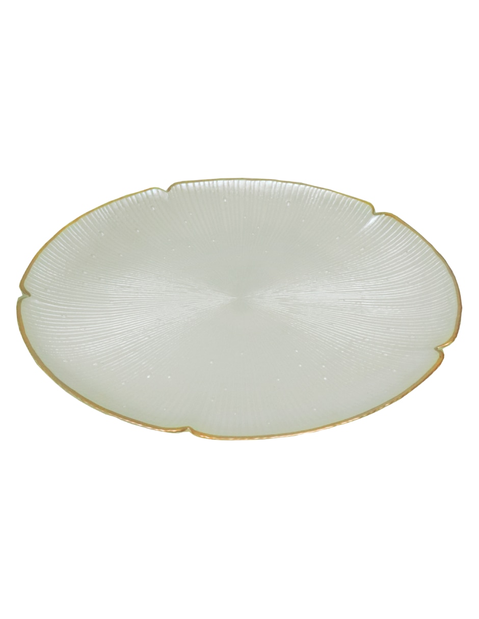 Plato base ZOREN de vidrio