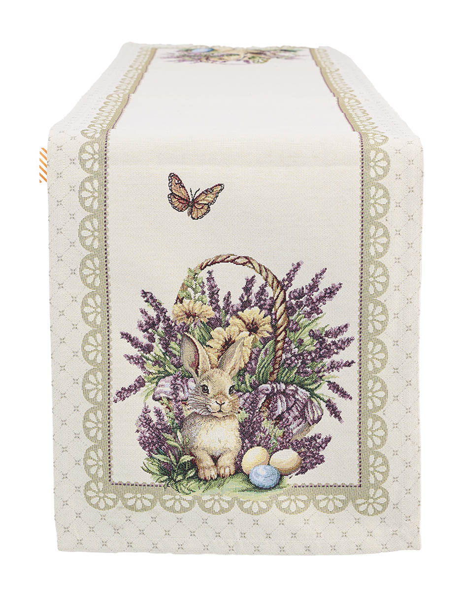 Camino de mesa de poliéster Pascua Violet Camino de mesa de poliéster Pascua Violet