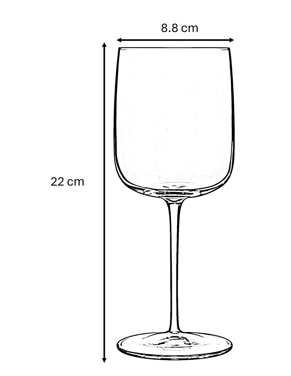 Set de copas para vino Sublime 4 piezas 4