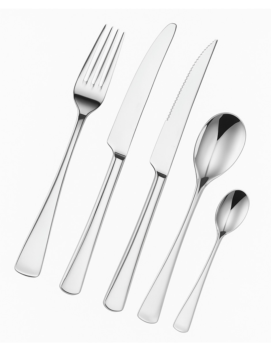 Set cubiertos Ceri de acero inoxidable 50 piezas 2