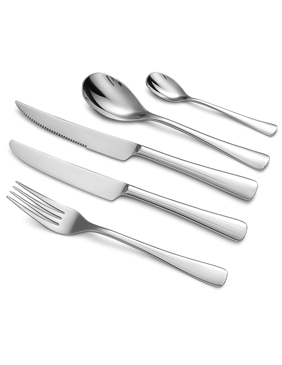 Set cubiertos Ceri de acero inoxidable 50 piezas 3