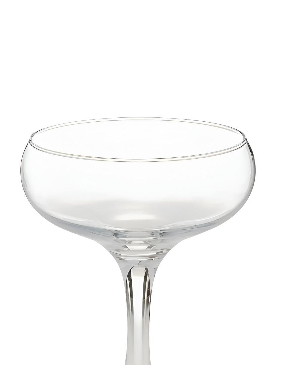 Set de copas para champán de cristal 6 piezas 2