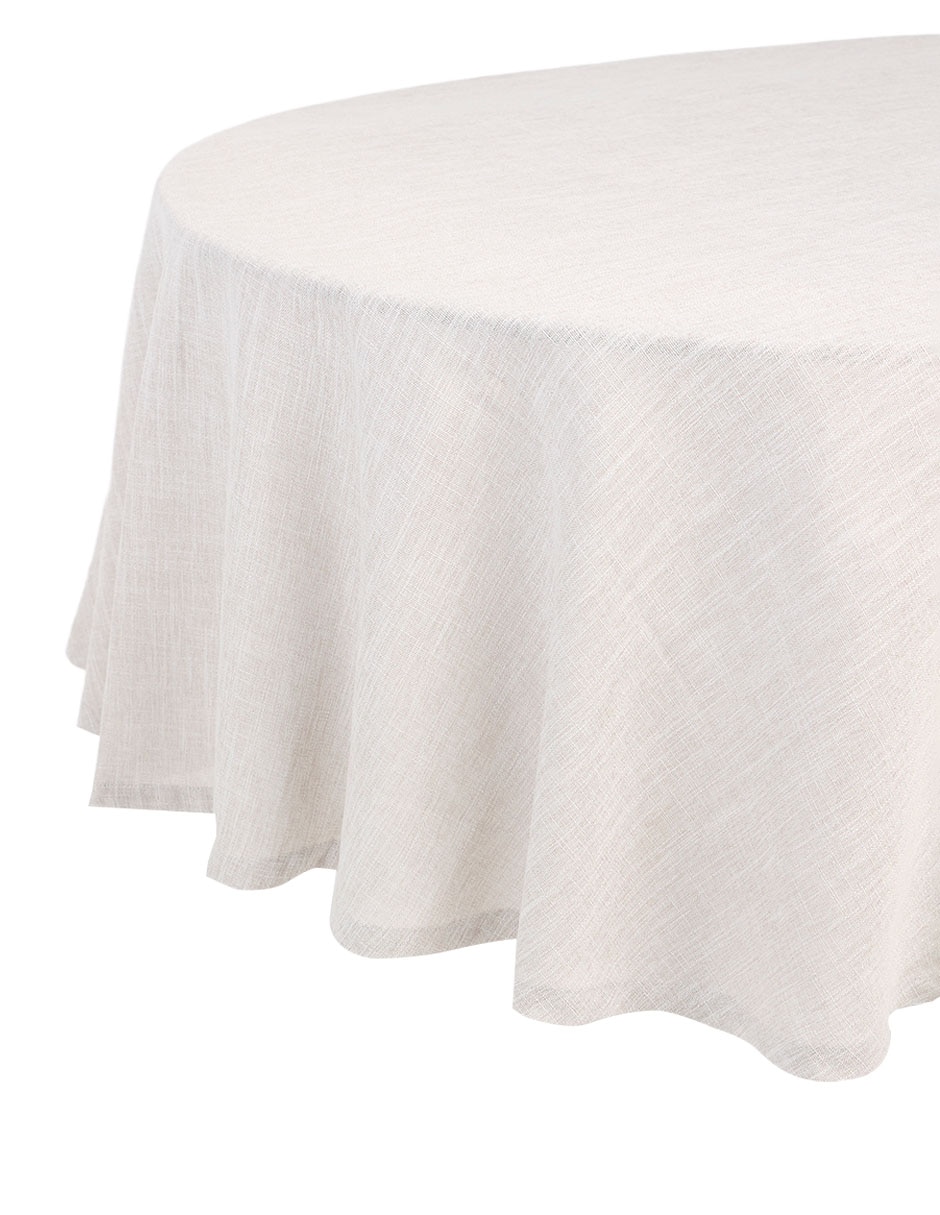 Mantel redondo de poliéster Capri