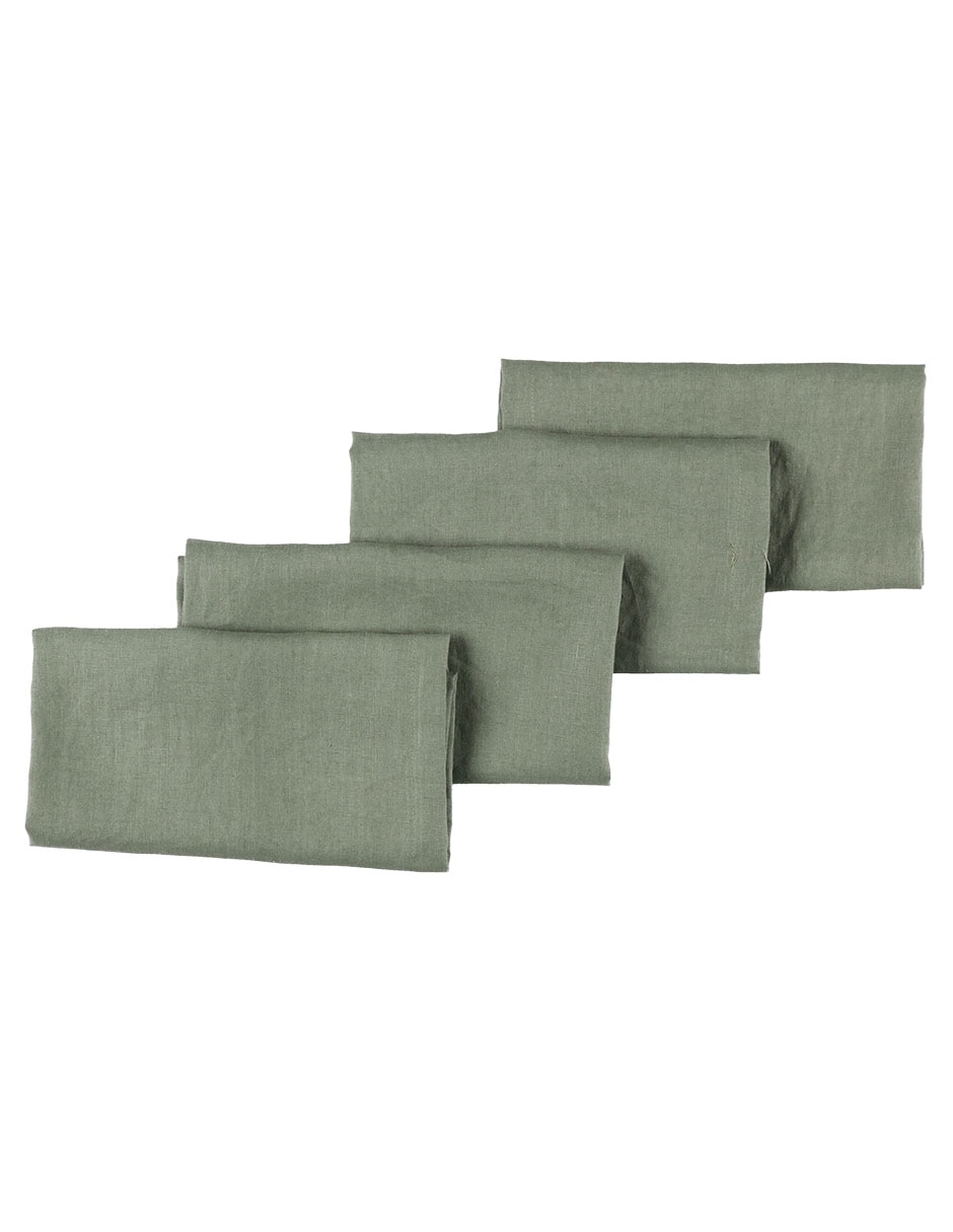Set servilleta Bélgica de lino 4 piezas