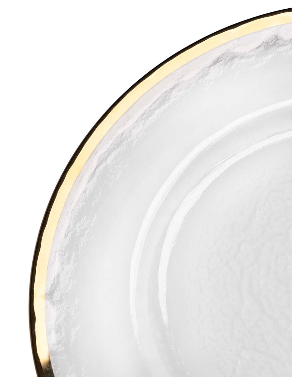 Plato base Glas Gold de vidrio 2