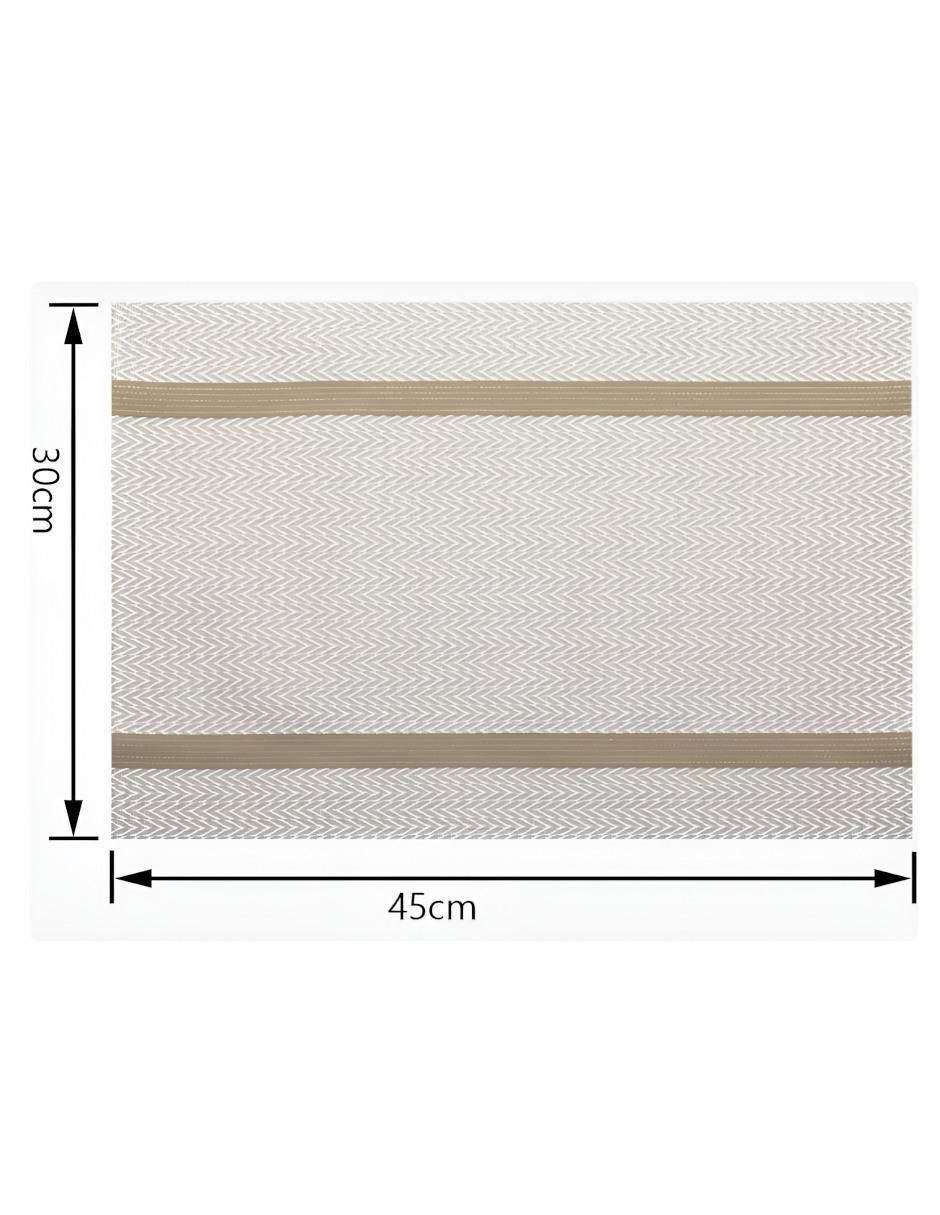 Set mantel individual rectangular 4
