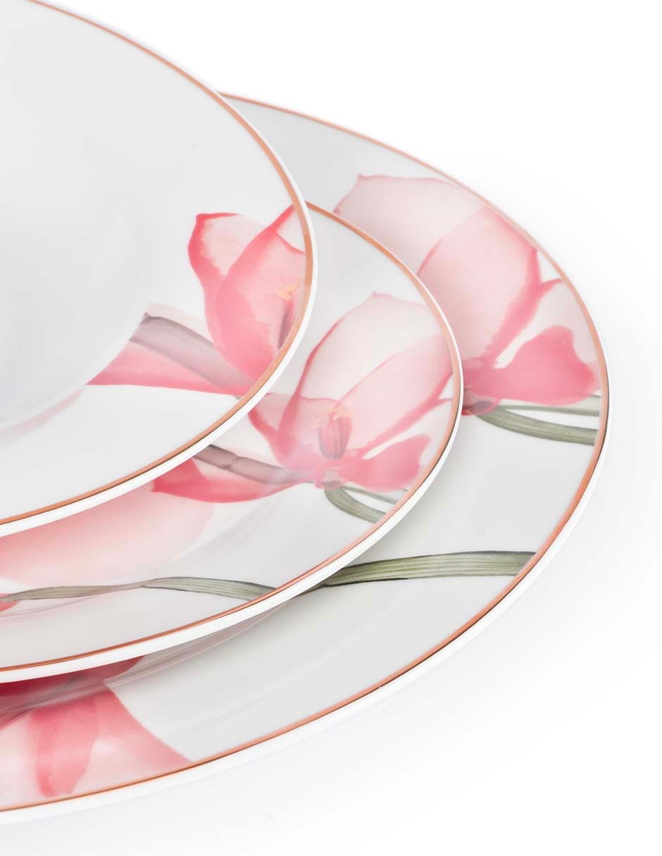 Vajilla Elein de porcelana para 4 personas 2