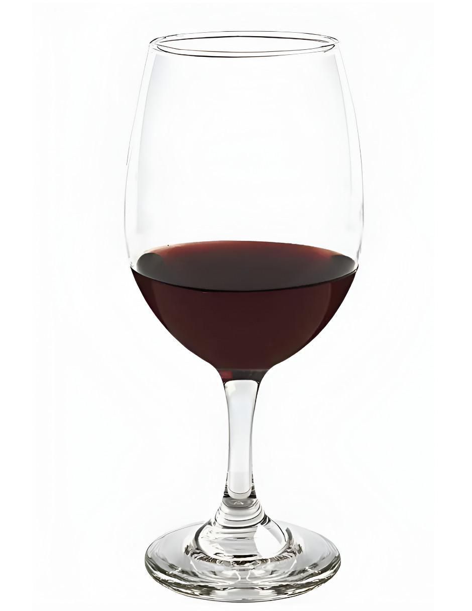 Set de copas para vino de vidrio 6 piezas 3